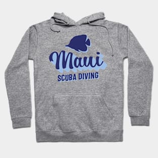 Maui Scuba Diving - Tropical Reef Fish Hoodie